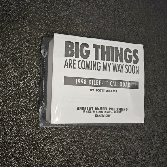 BRAND NEW DILBERT BIG THINGS ARE COMING MY WAY SOON 1998 CALENDAR BY SCOTT ADAMS - Picture 11 of 14
